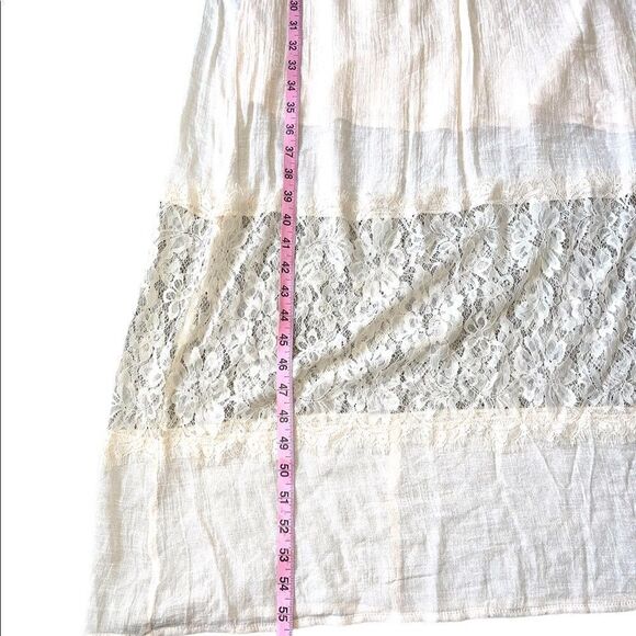 Forever 21 Lace Up Corset Style Maxi Dress in Blush - Picture 10 of 12